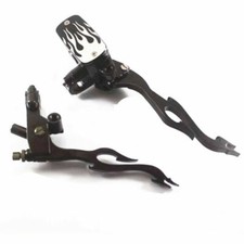 Leva pompa frizione universale 7/8 `` 22mm Flame Brake per Harley Kawasaki BMW