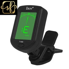 T-400 Guitar Tuner Digital Clip-On Tone Tuner for Electric Ukulele Bass Violin U