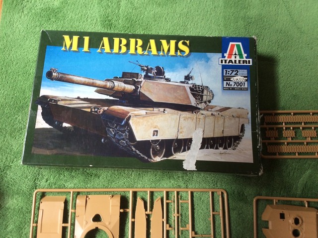 Italeri M1 Abrams Tank 1 72 Scale No 7001 Model EBay