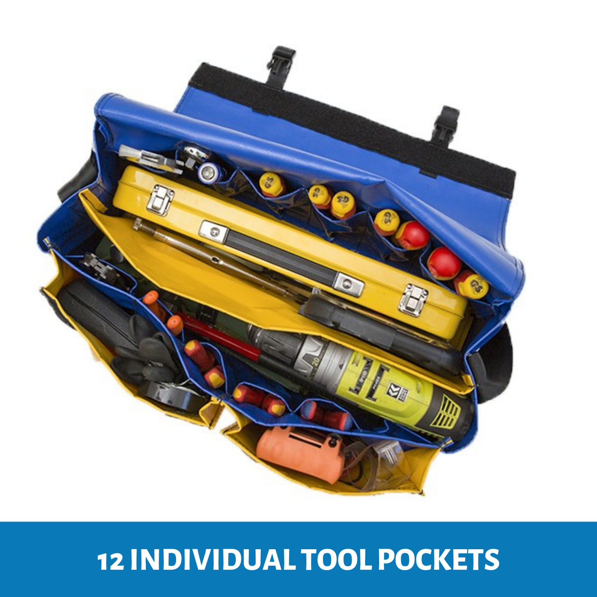 NEW BEEHIVE VINYL TOOL BAG MINE SITE STORAGE FIFO DOUBLE BASE