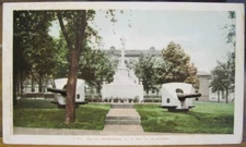 Maryland Postcard US NAVAL ACADEMY Memorial Military Cannons Guns Annapolis