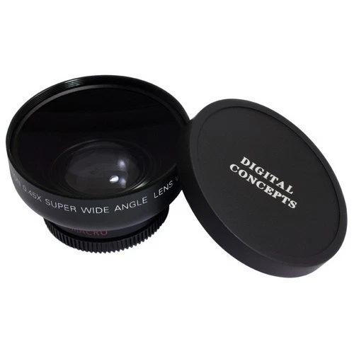 Universal 52mm 0.45x 52 mm Wide Angle + Macro Conversion Lens For DC DSLR Camera - Image 3 of 4