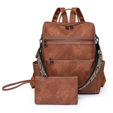 Women's Fashion Backpack Purse Large Capacity Travel Handbags Convertible Bag