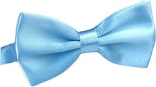 Men's Pre Tied Bow Ties for Wedding Party Fancy Plain Adjustable Bowties Necktie