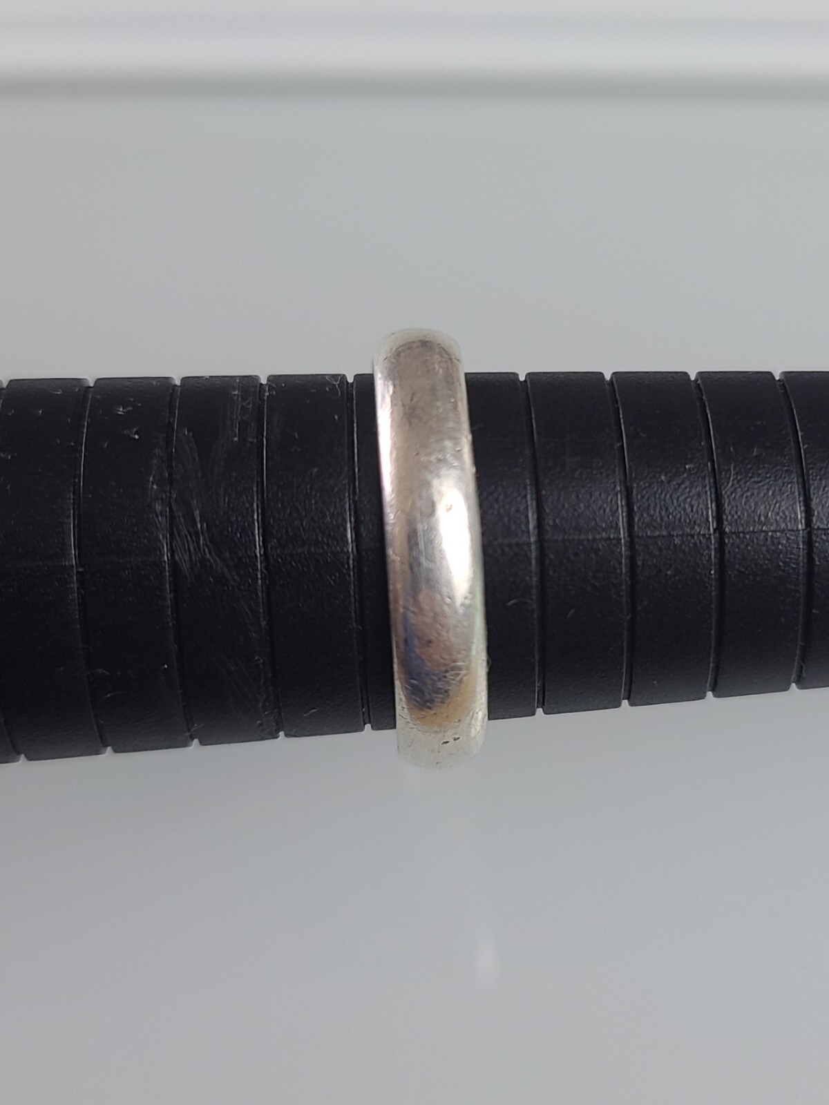 Sterling 925 Solid Silver Simple Medium 4.8mm Ban… - image 3