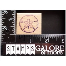 Inkadinkado Rubber Stamps SEA SHELL SAND DOLLAR OCEAN BEACH #T07