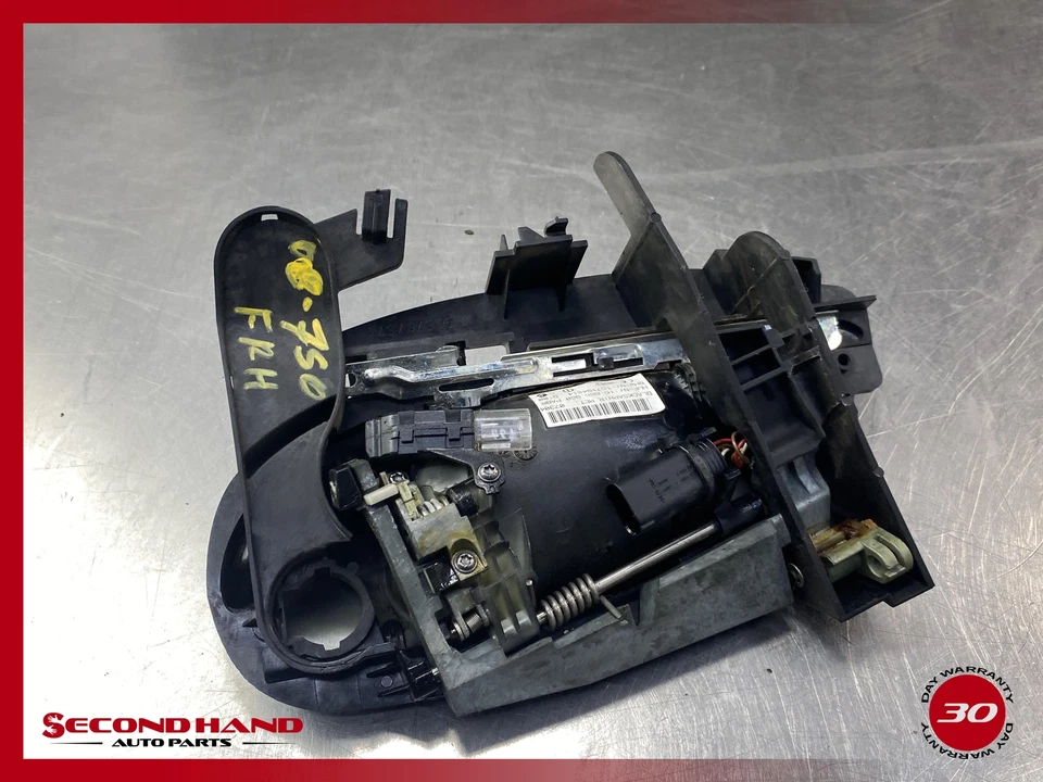 BMW E66 750LI 750I 2006-2008 manija de puerta exterior delantera derecha negra OEM 231700 Foto 3 de 4