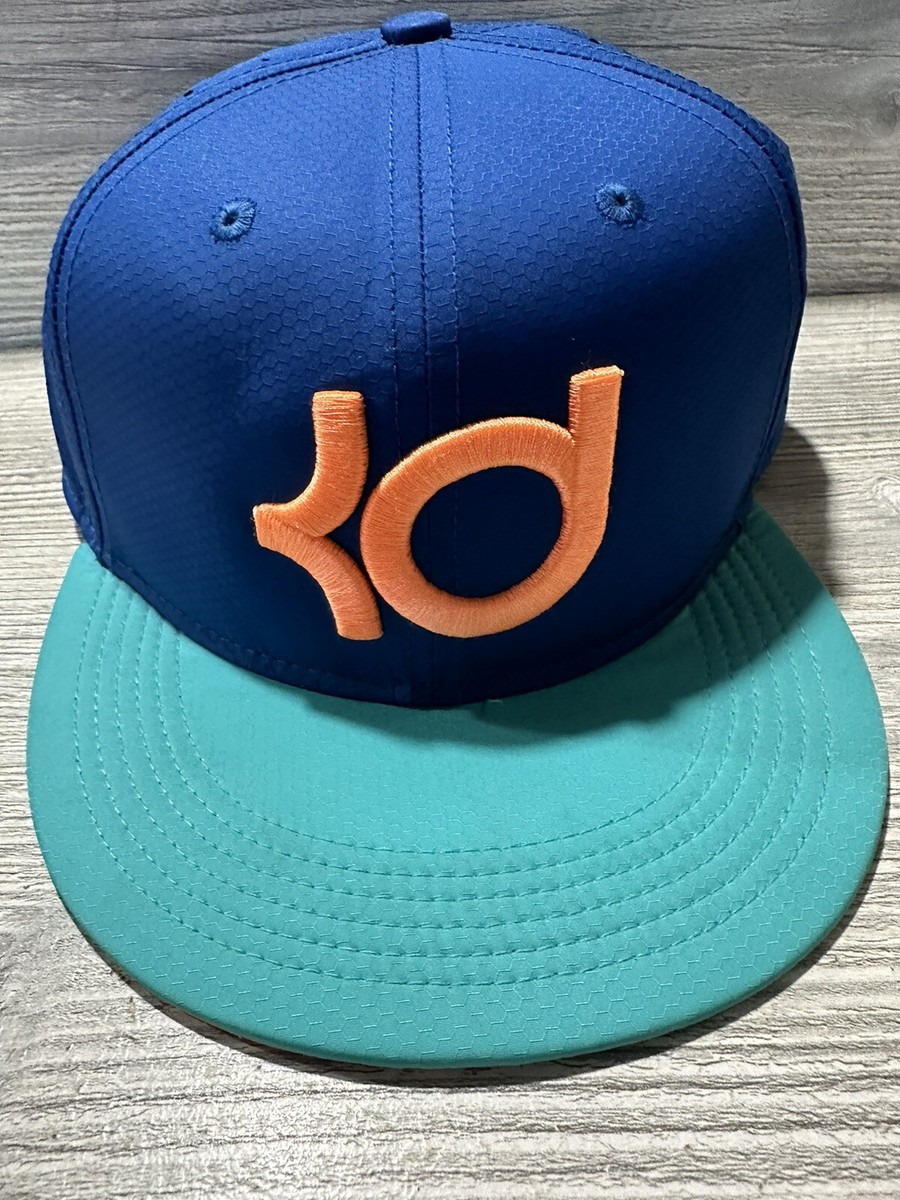 Nike Kids KD Hat Adjustable Basketball SnapBack Aqua Orange Kevin