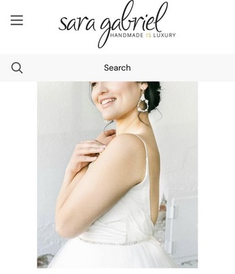 Sara Gabriel Payton Duet Bridal Belt | eBay display picture 2