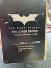 Dc direct 2008 dark knight joker statue 342 / 6000 batman heath ledger lowest # — photo 5