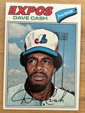 1977 Topps Dave Cash Baseball Card #649 Expos 2nd Base High-Grade NM O/C