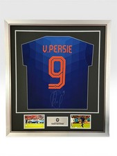Robin Van Persie Netherlands Signed Shirt Framed *2014 WC* RARE *PROOF + COA*