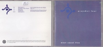 ProjeKct Four   West Coast Live CD Robert Fripp / Discipline Global Mobile