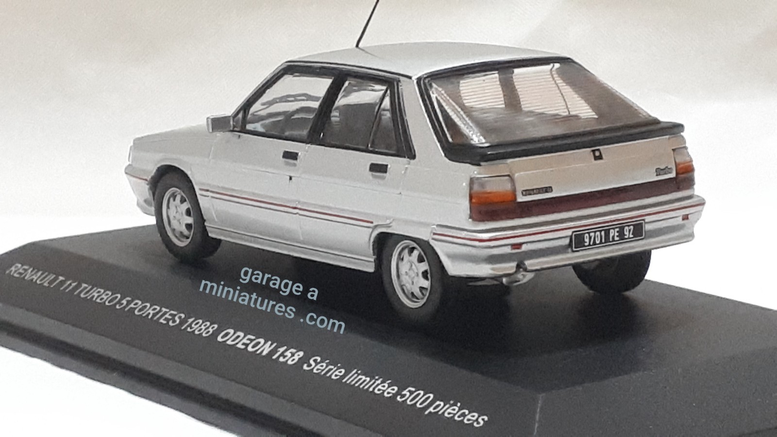 Renault 11 Turbo 5 portes 1988 Odéon 158 miniature de collection 1/43