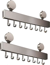 Suction Cup Door Hooks, 4-Pack Heavy Duty Hanging Hooks for Towels & Robes