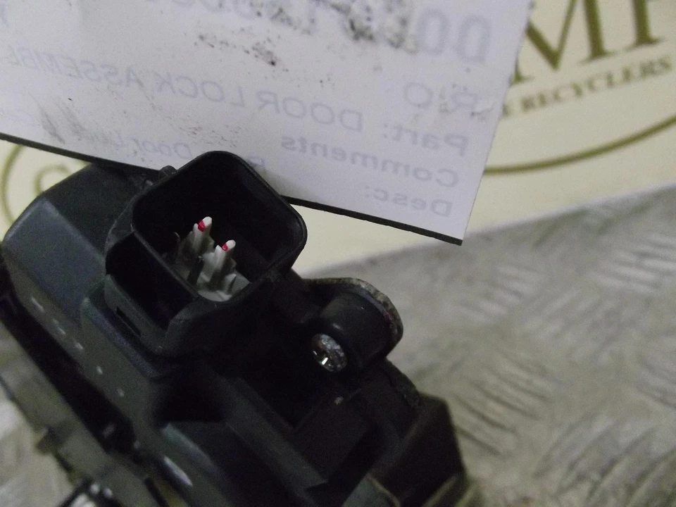 Cerradura puerta trasera lado cercano pasajero izquierdo kia rio enchufe 2 pines MK1 2000-2007B Foto 2 de 4