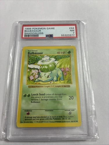 Bulbasaur 044/102 Base Set (Shadowless) Regular