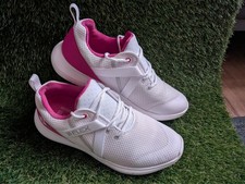 Footjoy Flex Ladies Golf Shoes UK Size 5 White/Pink (fuchsia) colorway
