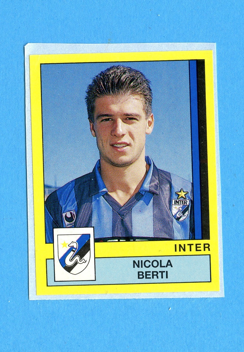 CALCIATORI PANINI 1988-89 Figurina-Sticker n. 130 - BERTI - INTER -Rec
