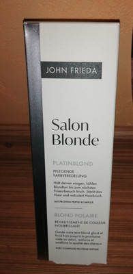 John Frieda Salon Blonde Platinblond Haartoner ohne Silikone 120 ml - OVP