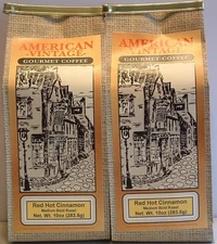 Red Hot Cinnamon 2/10oz ground Dessert Coffee Medium Bold Roasted