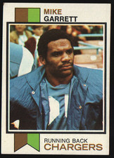 1973 Topps Football #431 - Mike Garrett - San Diego Chargers 73-006