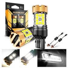 AUXBEAM 7443 7440 SMD LED Back Up Reverse Light Bulbs 6500K Super White Canbus