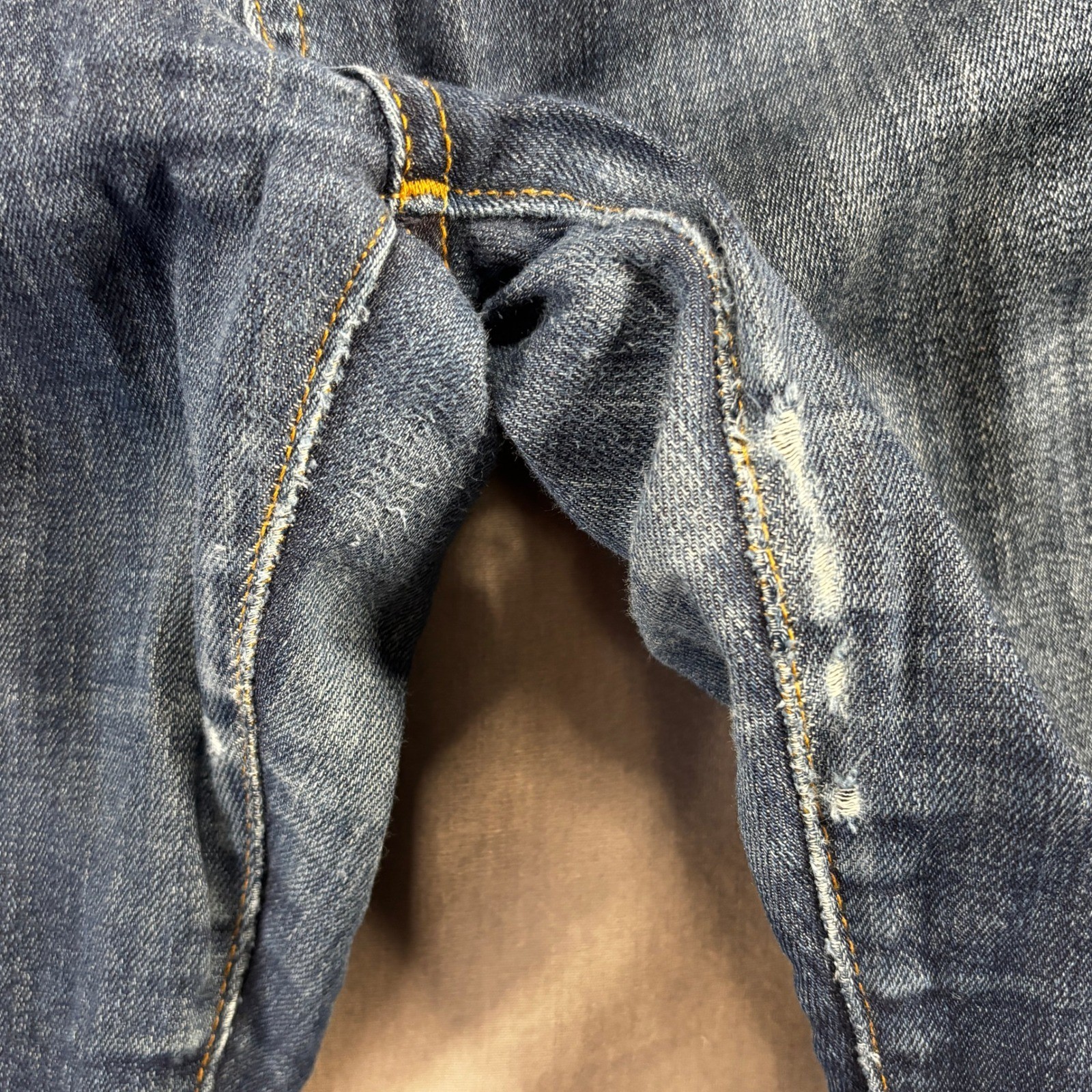 True Religion Halle Mid Rise Super Skinny Jeans Dark Wash Size 33 thumbnail 14