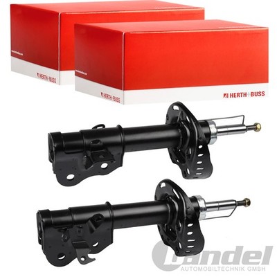 2X HERTH+BUSS GASDRUCK STOßDÄMPFER VORNE LINKS+RECHTS passend für HONDA CIVIC