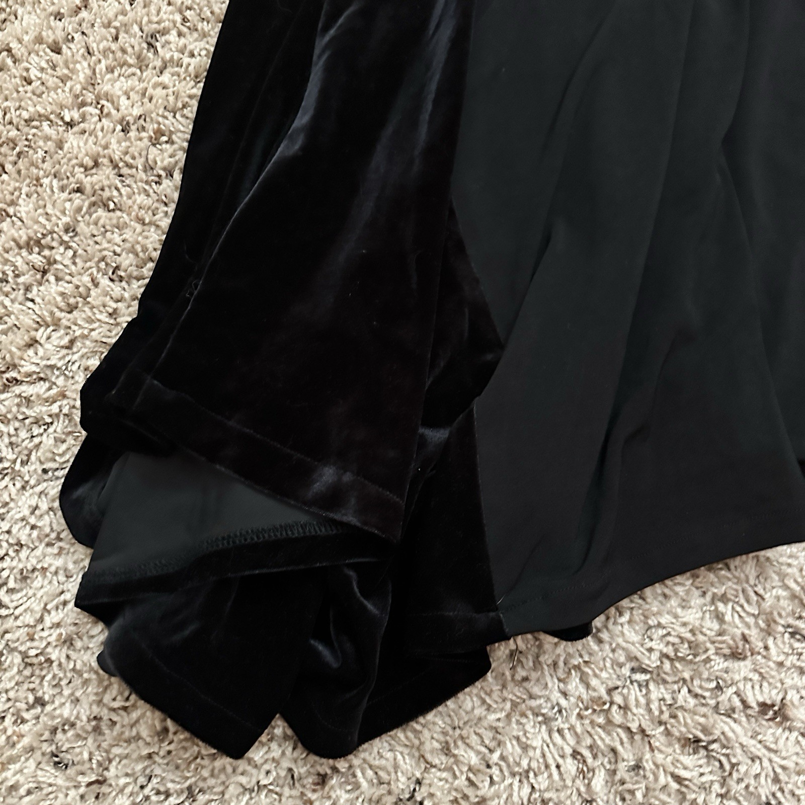 Calvin Klein Black Patchwork Asymmetrical Hem Ski… - image 10