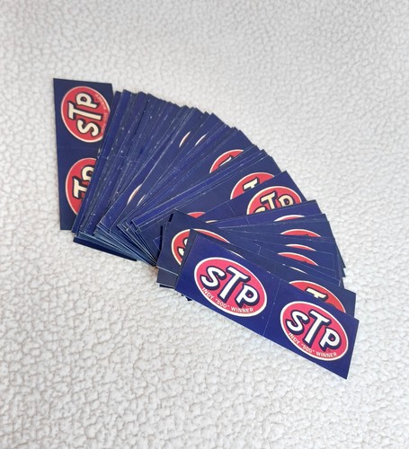 Vintage Original STP Indy 500 Gewinner Aufkleber 200 Stück (100 Blatt) klein Mini - Bild 18 von 20