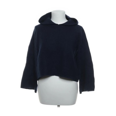 Soft Goat, Kapuzenpullover, Größe: M, Blau, Kaschmir, Einfarbig, Damen #OY8