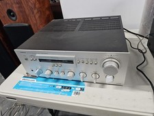 Onkyo A-7090 2 Channel Integrated Amplifier 180W Class AB Phono, Silver