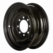01175 Reconditioned Factory OEM Steel Wheel 16x6 Black Full Painted