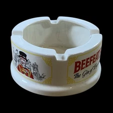 Vintage Beefeater Gin Ceramic Ashtray – Wade England – Crazed, Displays Well
