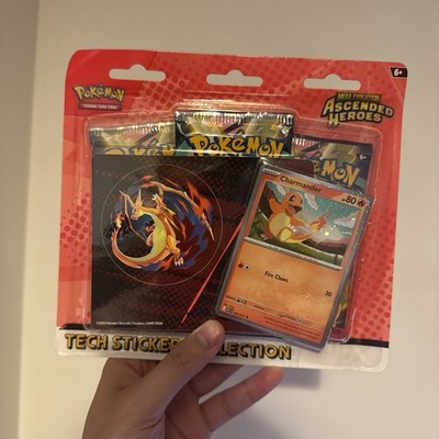 Pokémon Tech Sticker Sammlung Charmander Promo | Mega Evolution Ascend Heroes