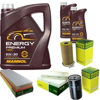 Mann Inspektionspaket 7L Mannol Energy Premium 5W-30 FüR BMW E39 525Tds 525Td
