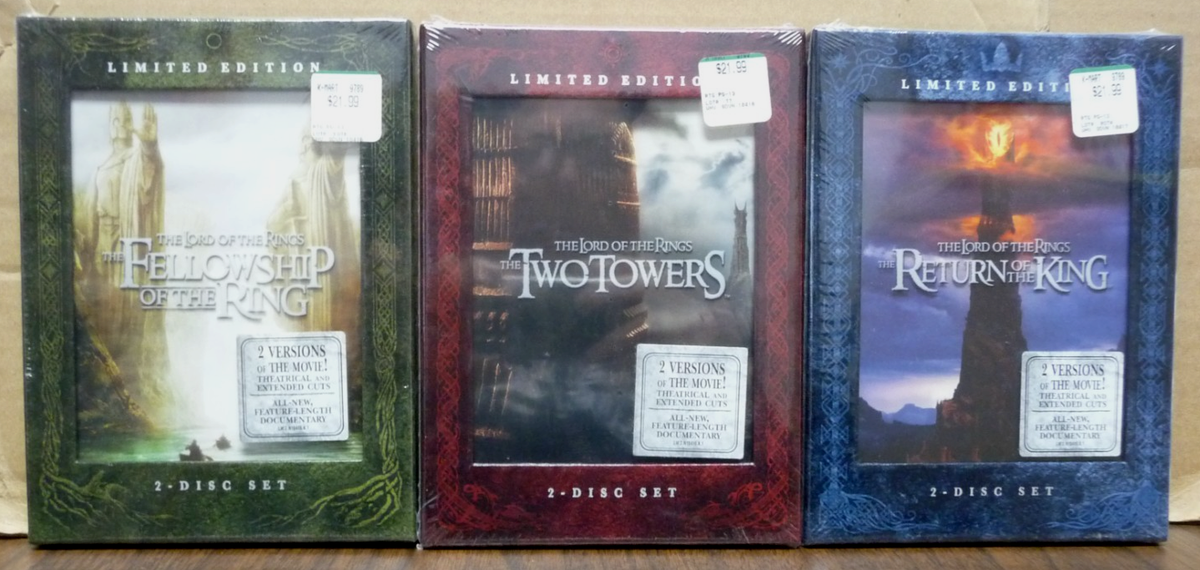 The Lord of The Rings Limited Edition Trilogy 6-DVD Set LOTR Brand
