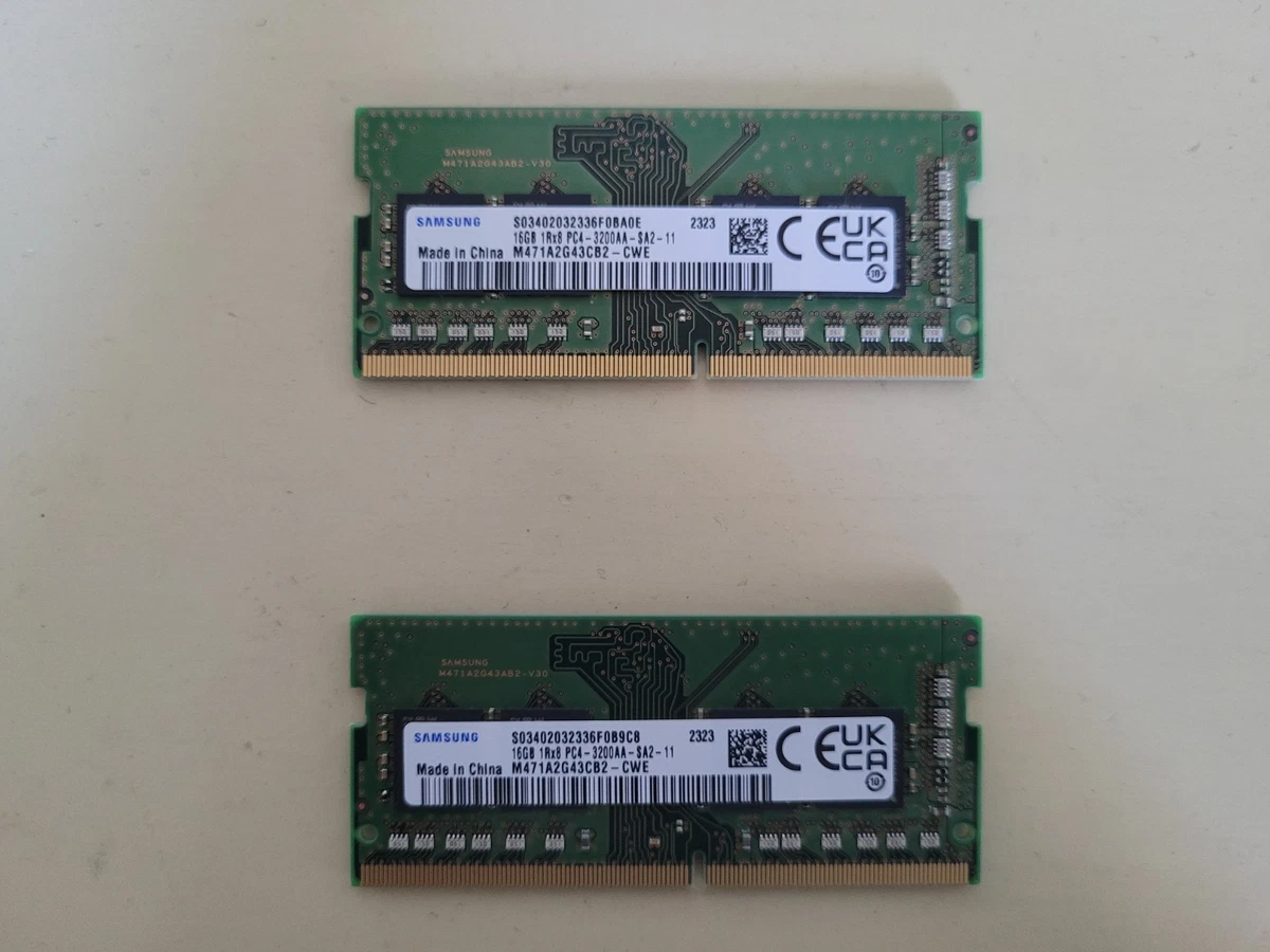 Samsung DDR4 SDRAM 16 GB Capacity per Module Memory (RAM) for sale