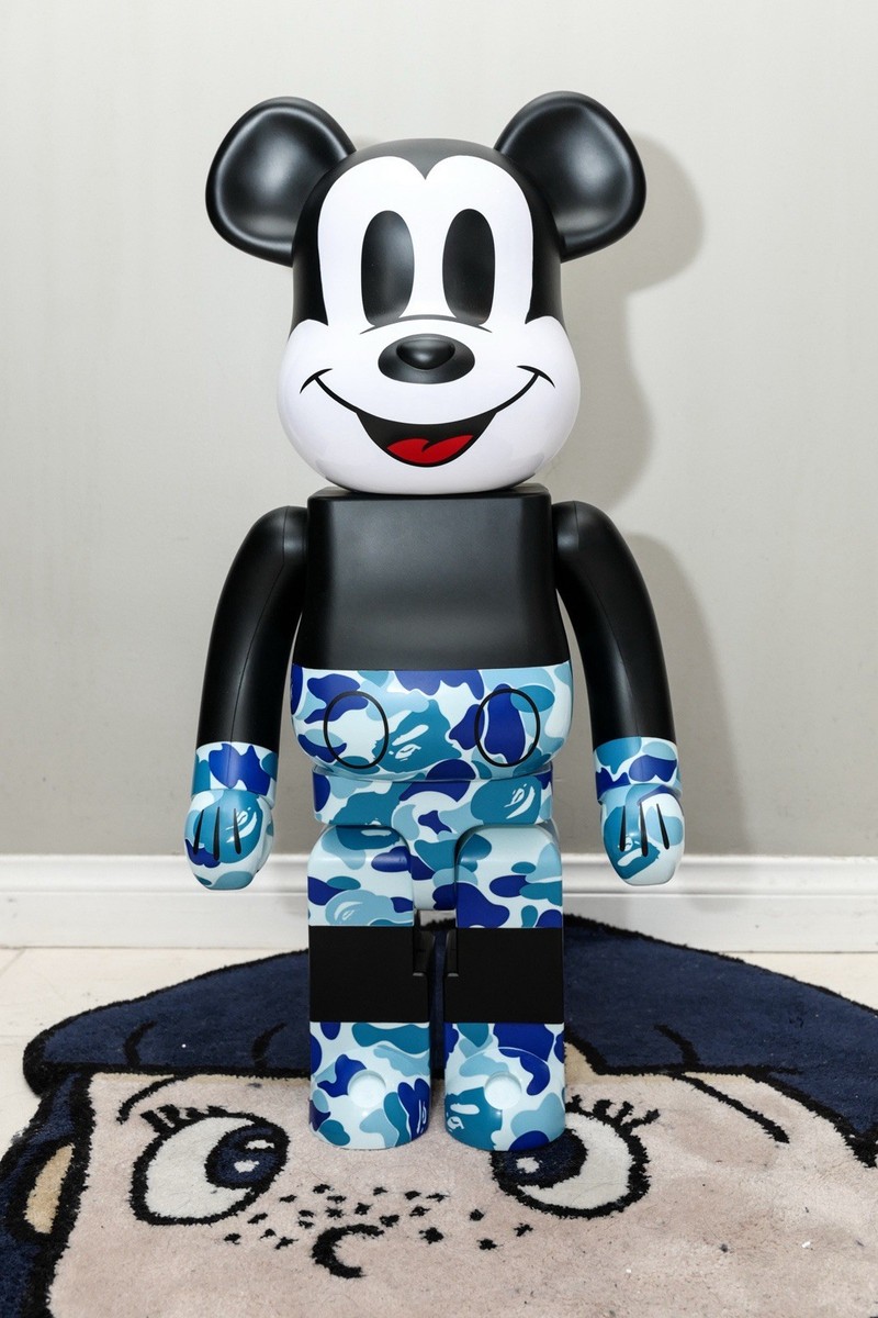 Bape X Mickey Mouse Bear Brick 1000% Brand New In Box | eBay