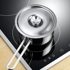 Stainless Steel Pan Cover Pot Lid Small Seasoning Pot Lid Saucepan Lid Small