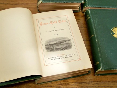 The Works of NATHANIEL HAWTHORNE 7 Volumes Copyright 1860-1881 Houghton, Mifflin - Picture 9 of 12