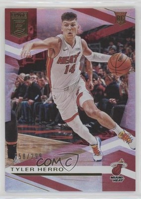 2019-20 Donruss Elite Rookies 58/299 Tyler Herro #122 Rookie RC 02v3
