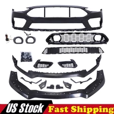 Front Bumper Assembly Conversion with Grille For 2018-2023 Mustang