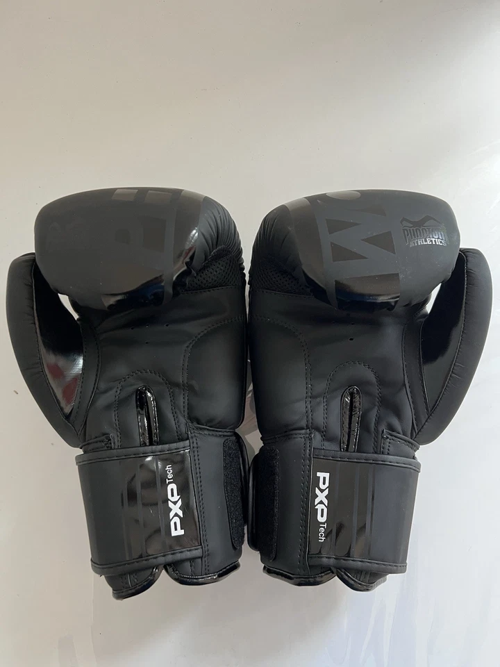 Boxhandschuhe 12 oz mit Schienbeinschonern Phantom für Kickboxen, K1 - Bild 4 von 4