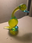 1960s Murano Glass Duck Decorative Item 10.25" Long