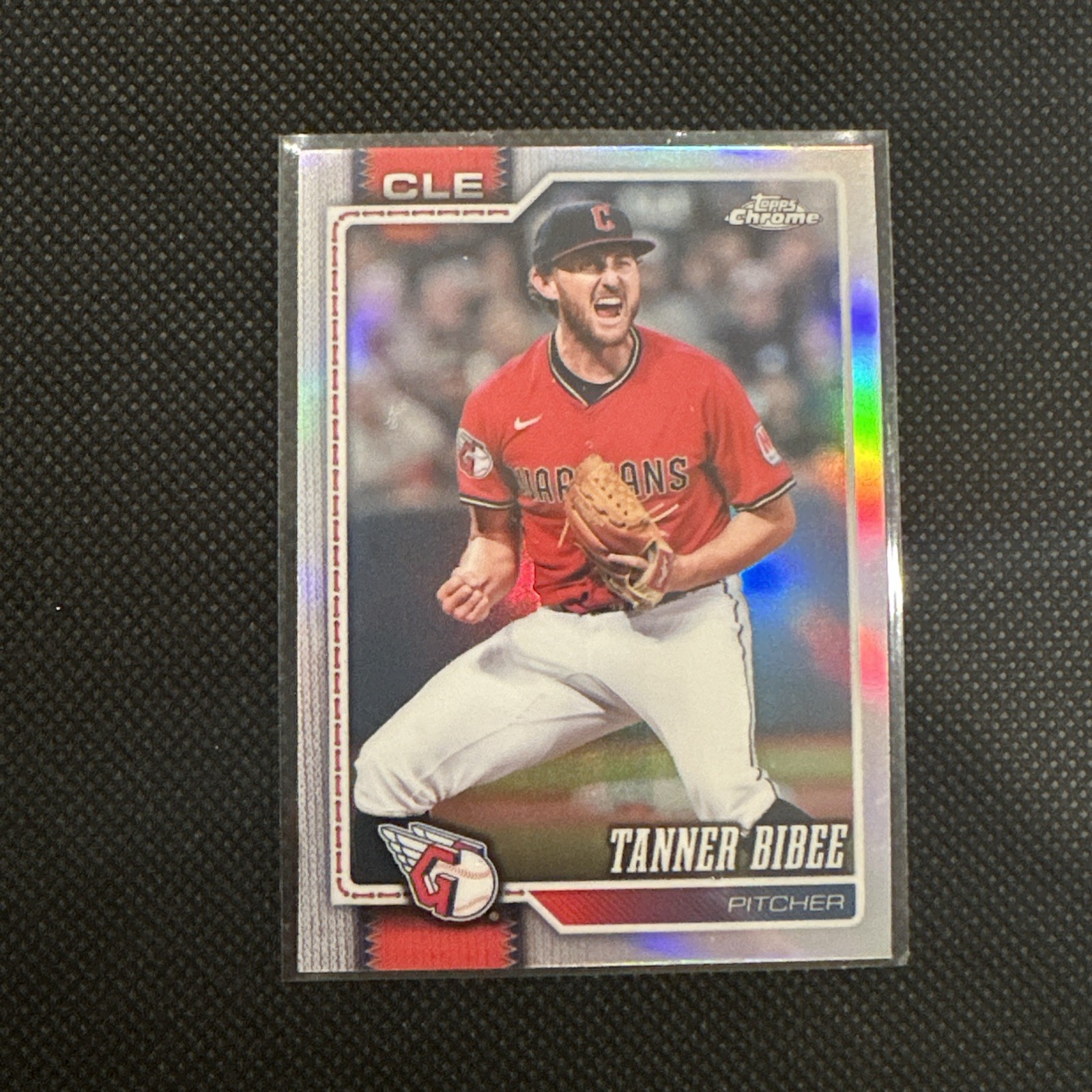 Topps 2026 Series 2 Tanner Bibee Refractor #618 Cleveland Guardians