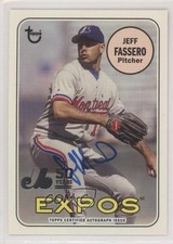 2019 Topps Archives 50th Anniversary of the Montreal Expos Jeff Fassero Auto q3y