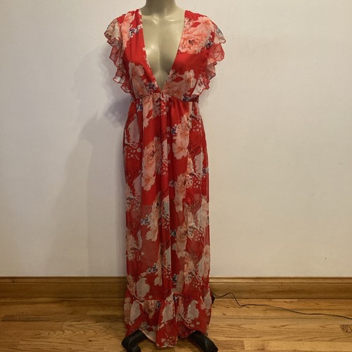 Blush Boutique size 4 multi color floral long dress - Picture 24 of 24