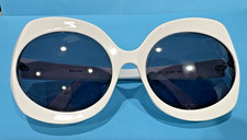 RETRO CELINE Sunglasses White SC1546 COL847 - Made in ITALY